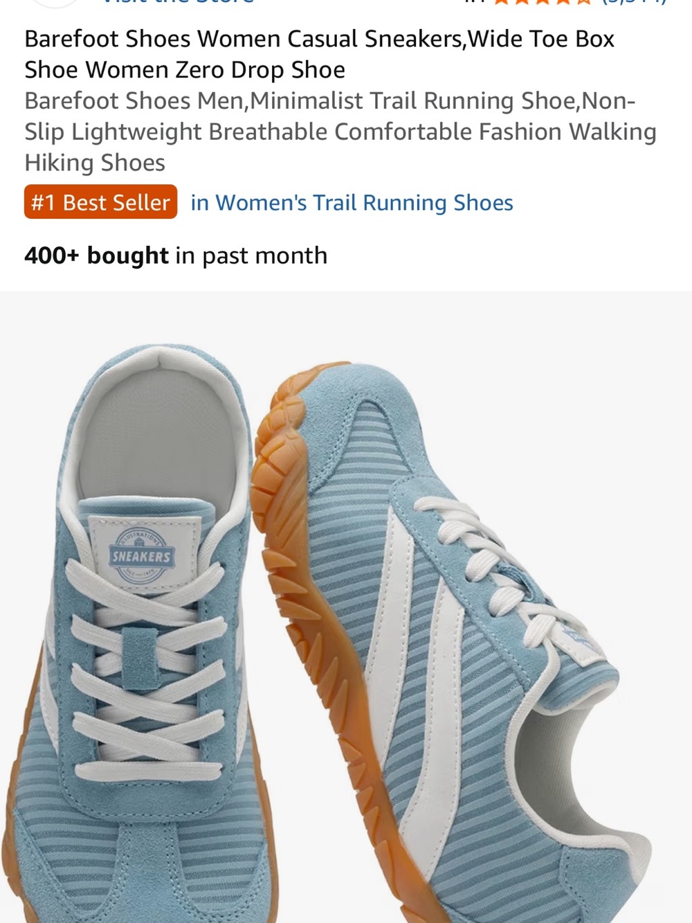 Blue & White Sneakers women’s 11